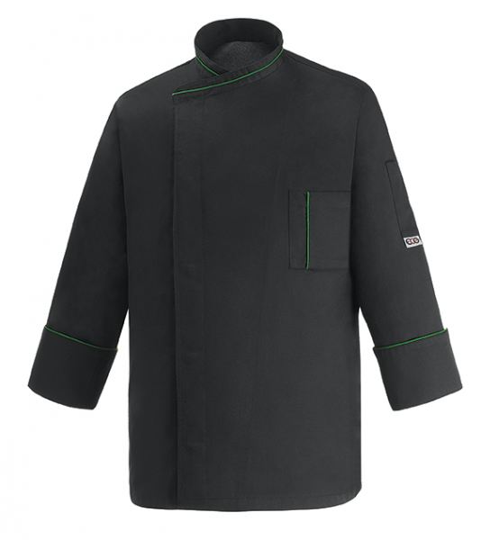 Kochjacke FrancO Microtec ML black